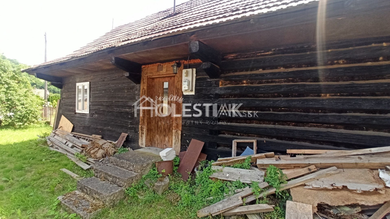 Zvýhodnená cena - Predám staršiu drevenicu na Kysuciach, všetky IS, iba u nás
