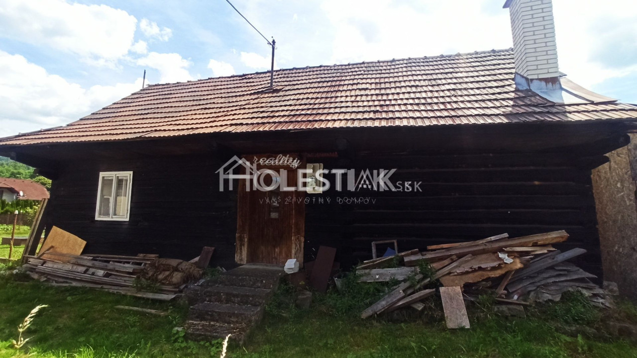 Zvýhodnená cena - Predám staršiu drevenicu na Kysuciach, všetky IS, iba u nás