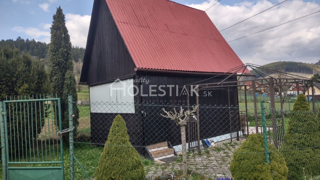 Rezervované - Exkluzívne predám záhradný domček, pozemok 514 m2 Kysucké Nové Mesto